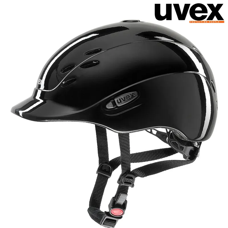 Uvex Onyxx Riding Hat XXXS-XS - Black Shiny