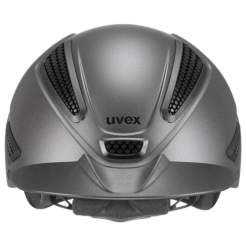 Uvex Perfexxion II Riding Hat - Anthracite Mat-1