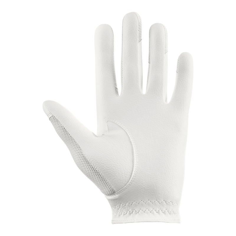 Uvex Sumair Glamour Riding Gloves - White/Silver-1