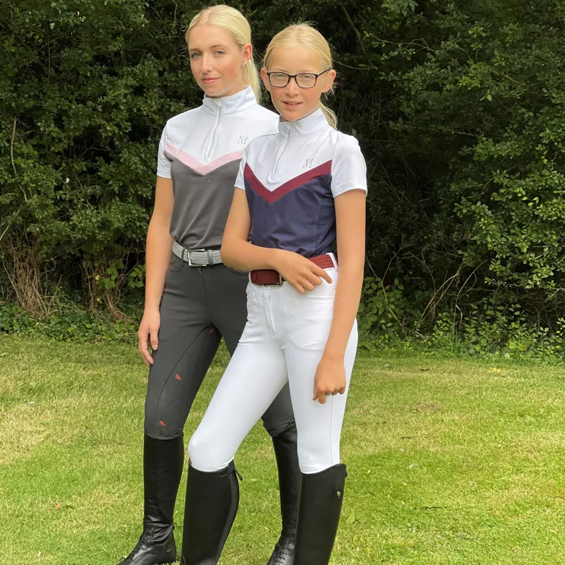 MT Vanquish Ladies Show Shirt - Anthracite/Pink-1