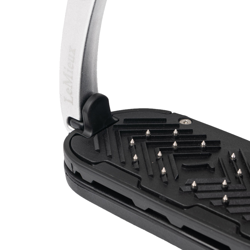 LeMieux Vector Balance Stirrup - Black/Aluminium -3