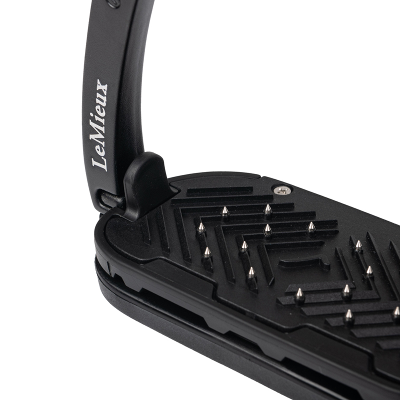 LeMieux Vector Balance Stirrup - Black/Black-5