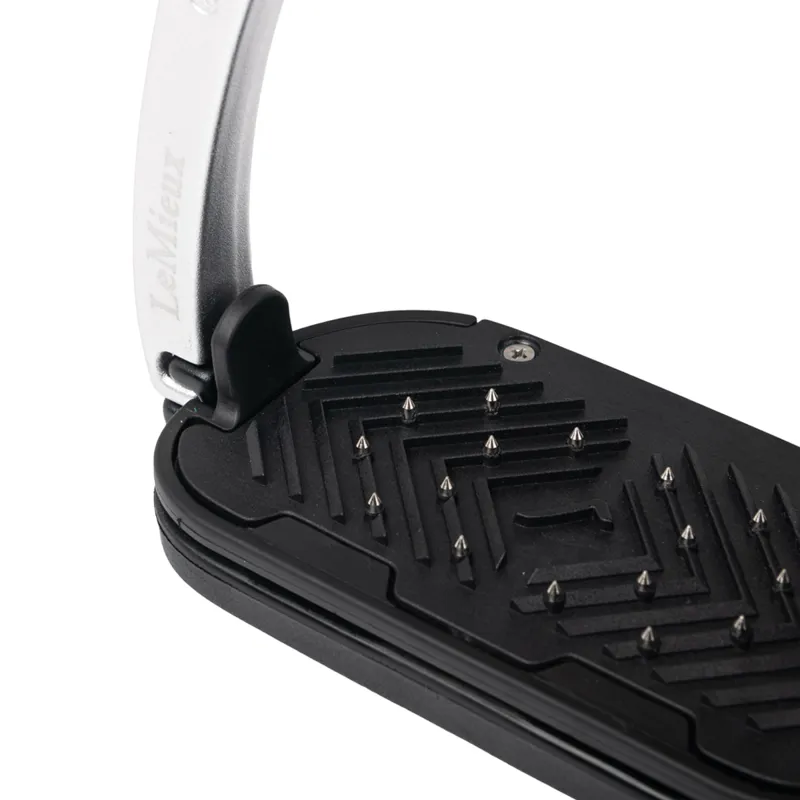 LeMieux Vector Control Stirrup - Black/Aluminium-4