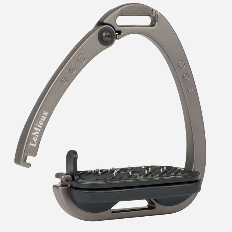 LeMieux Vector Control Stirrup - Carbon Grey-1