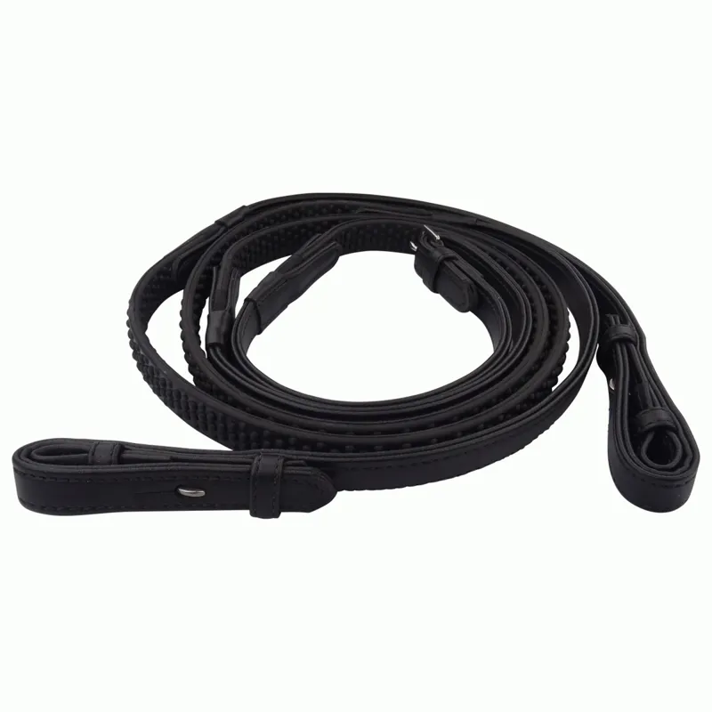 EcoRider Vegan Flexi Reins - Black