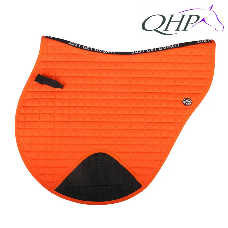QHP Vegas Jump Saddlepad - Orange - Full