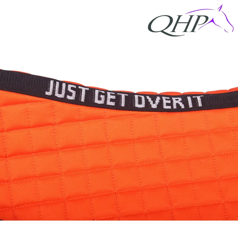 QHP Vegas Jump Saddlepad - Orange - Full-1