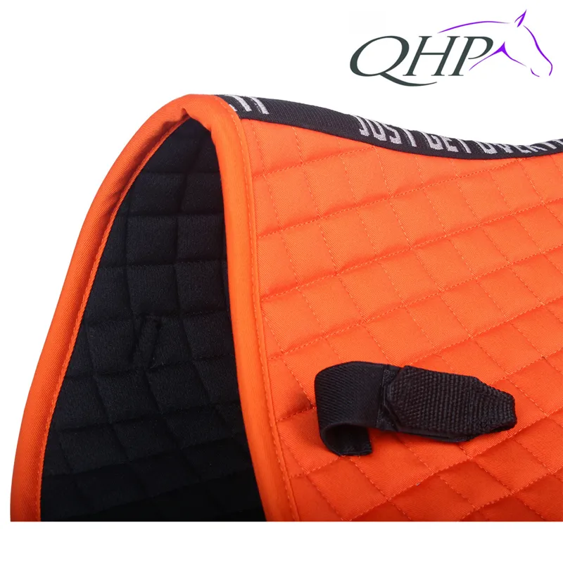QHP Vegas Jump Saddlepad - Orange - Full-2