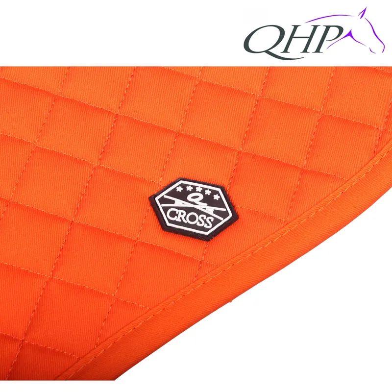 QHP Vegas Jump Saddlepad - Orange - Full-3