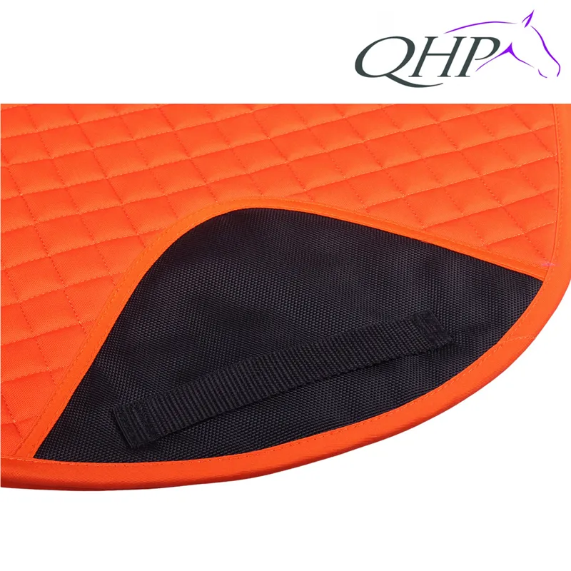 QHP Vegas Jump Saddlepad - Orange - Full-4