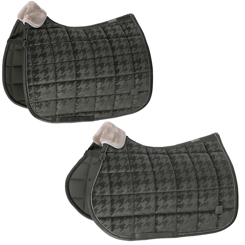 Eskadron Velvet Stamp Saddle Cloth Essence AW22 - Dark Olive