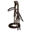 Schockemohle Venice Rolled Anatomic Double Bridle - Espresso/Silver