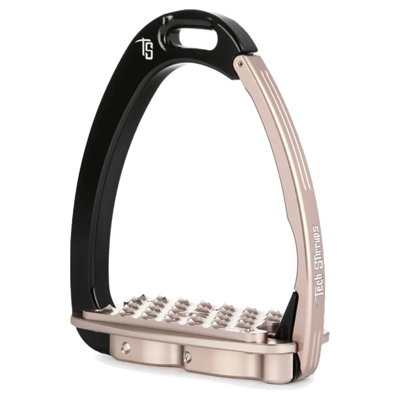 Tech Stirrups Venice Fit - Black/Rose Gold
