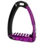 Tech Stirrups Venice Flat Evo Safety Stirrups - Black/Purple