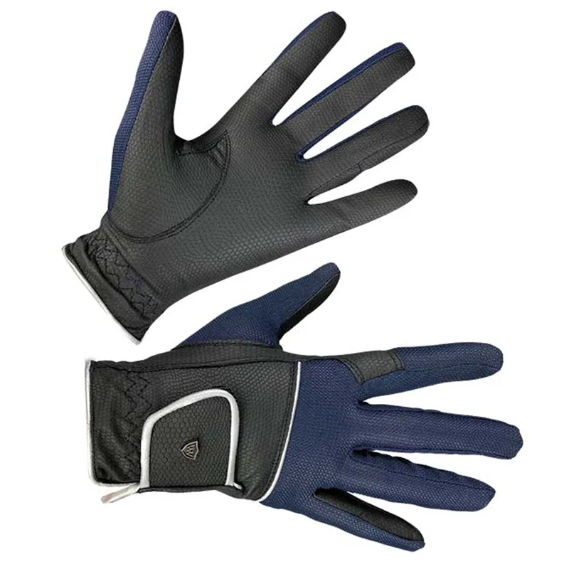 Woof Wear Vision Riding Gloves - Black/Navy