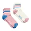 Joules Volley 2 Pack Ladies Socks - Pink Multi 