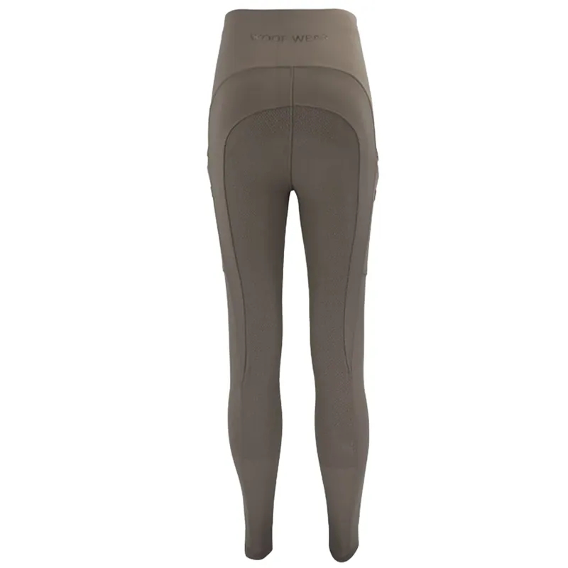 Woof Wear Ladies Original Full Seat Riding Tights - Stone-3