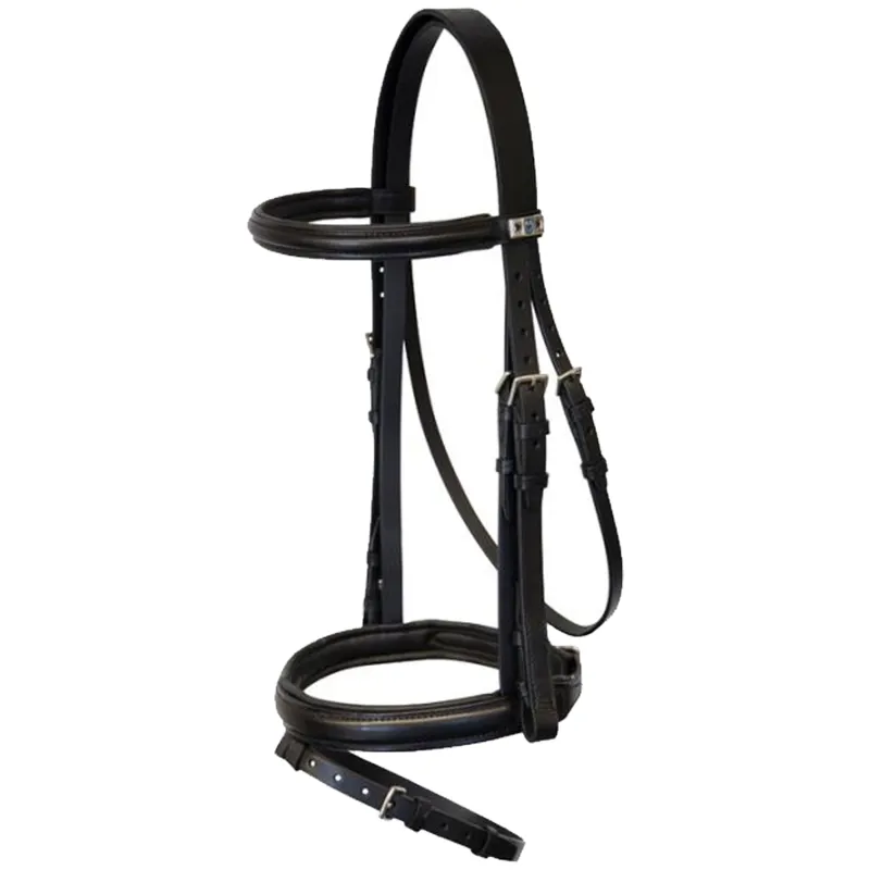 Stubben Waterford Bridle Combined Noseband - Black