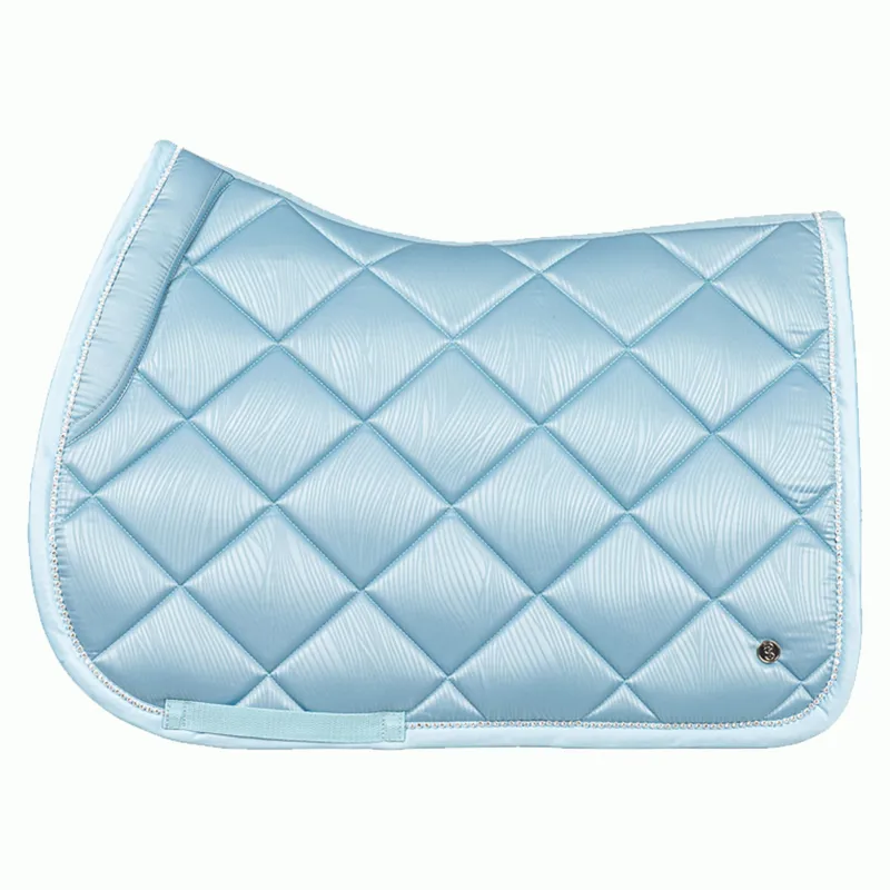 PS Of Sweden Wave Jump Saddlepad - Stone Blue
