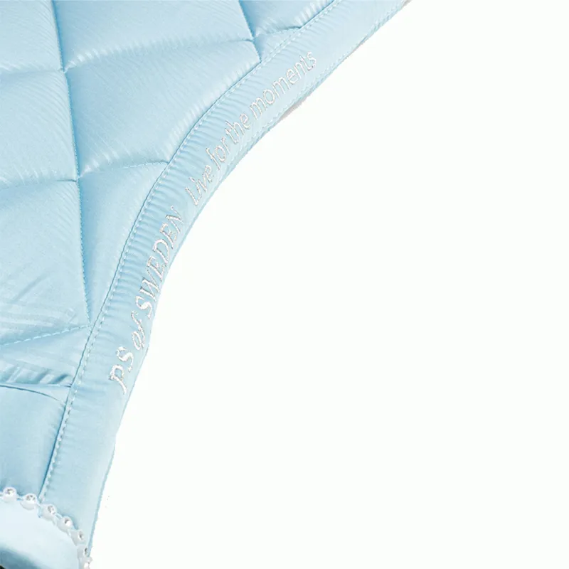 PS Of Sweden Wave Jump Saddlepad - Stone Blue-1