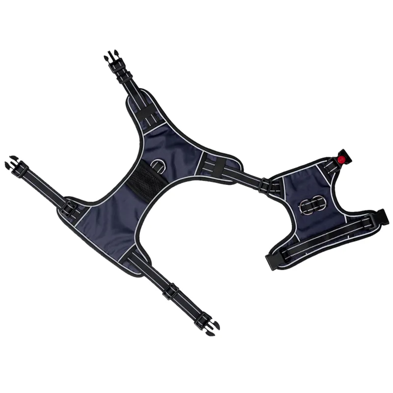 LeMieux Wellow Canvass Dog Harness - Navy-1