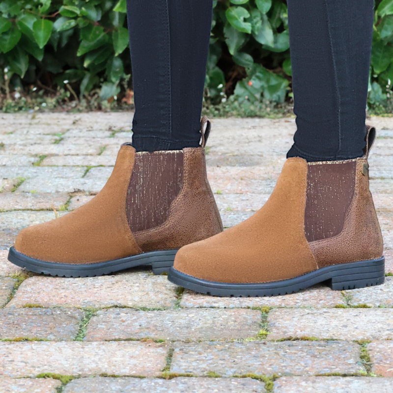 Hy Equestrian Children's Wheston Jodhpur Boot - Brown-2