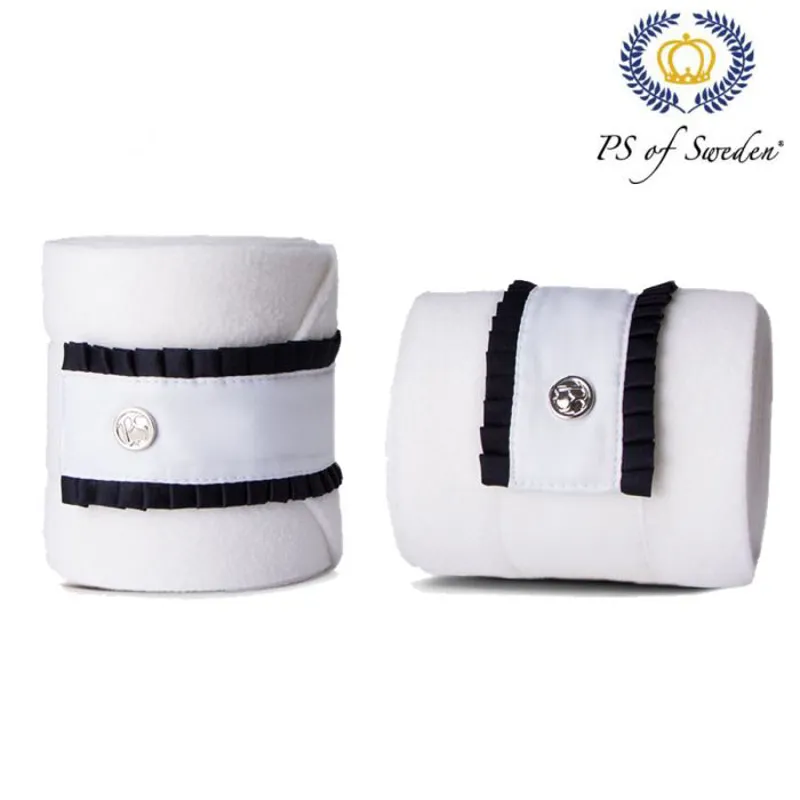 PS Of Sweden Ruffle Bandages - White/Black