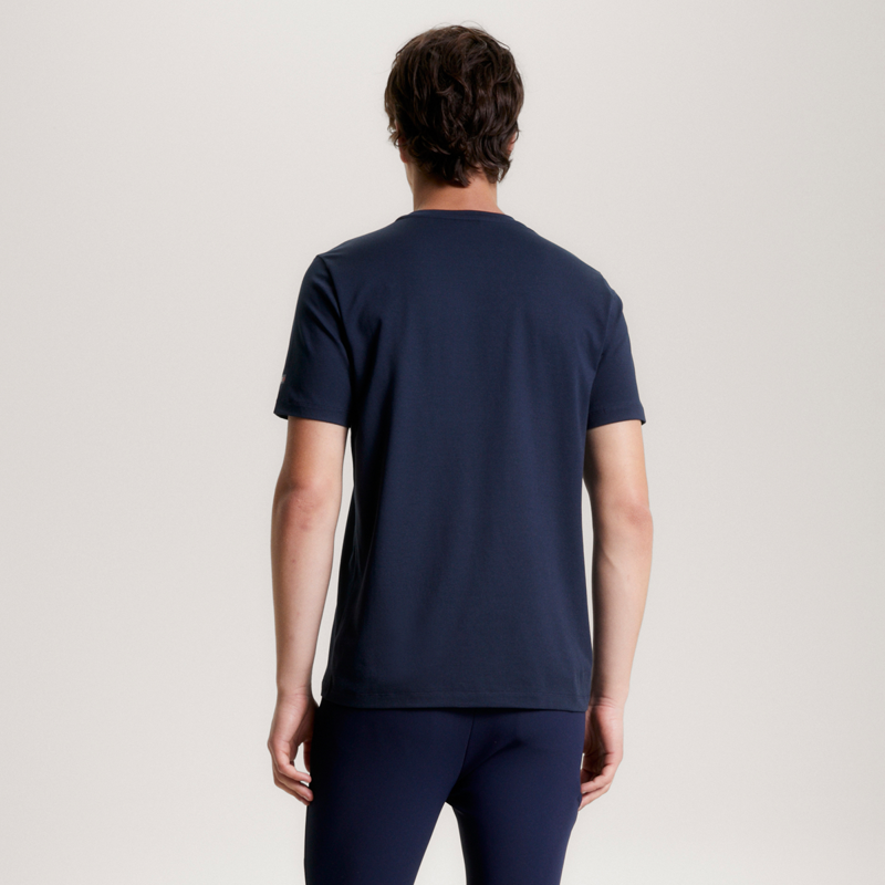 Tommy Hilfiger Men's Williamsburg Short Sleeve Graphic T-Shirt - Desert Sky-3