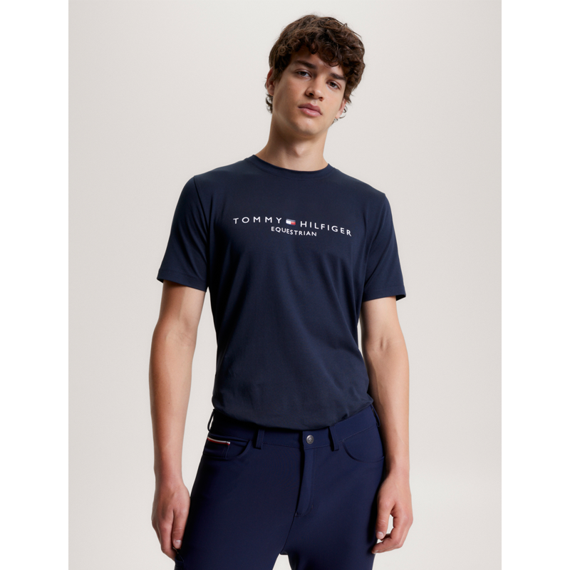 Tommy Hilfiger Men's Williamsburg Short Sleeve Graphic T-Shirt - Desert Sky-2