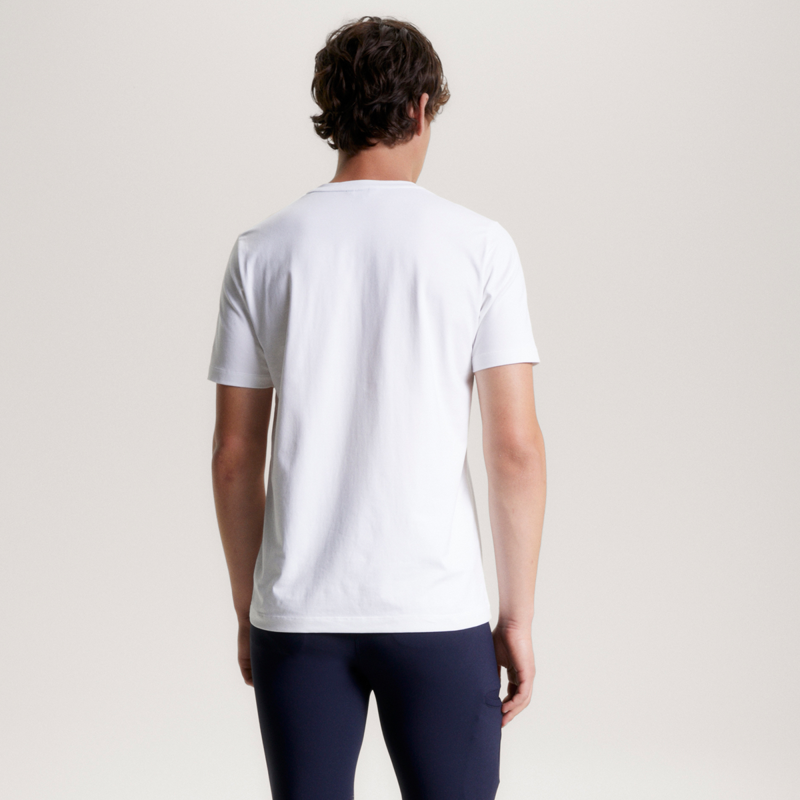 Tommy Hilfiger Men's Williamsburg Short Sleeve Graphic T-Shirt - Optic White-3