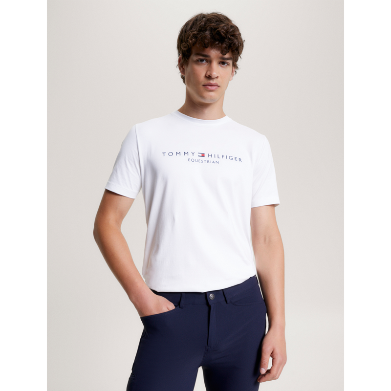 Tommy Hilfiger Men's Williamsburg Short Sleeve Graphic T-Shirt - Optic White-2