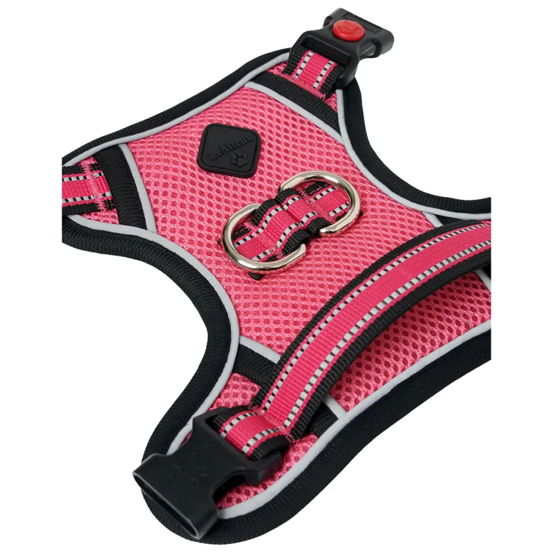 LeMieux Winchester Mesh Dog Harness - Watermelon-3