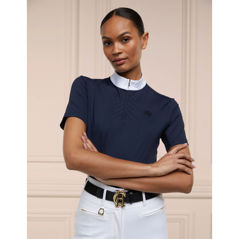 Holland Cooper Windsor Show Shirt - Ink Navy-1