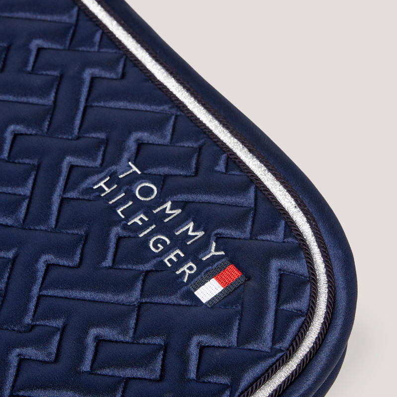 Tommy Hilfiger Windsor TH Quilted Dressage Saddle Pad - Desert Sky-5