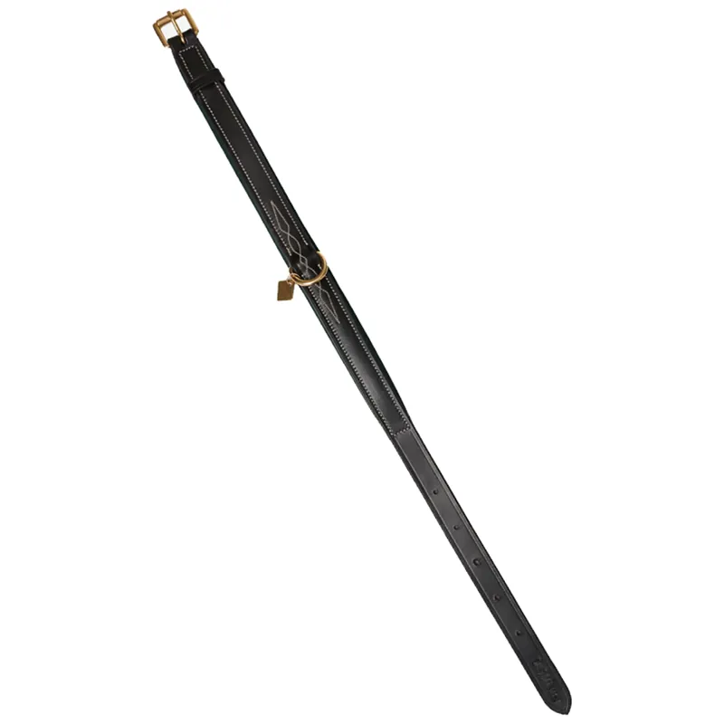 LeMieux Windsor Padded Collar - Brown/Hunter Green-2