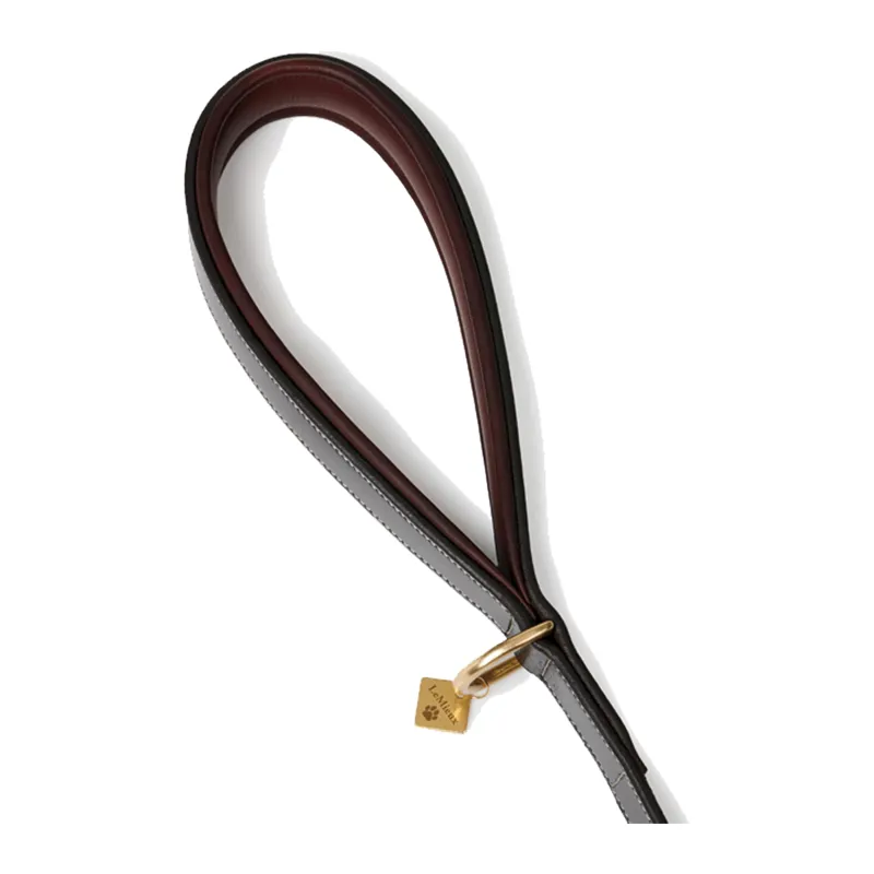 LeMieux Windsor Dog Lead - Chocolate/Brown-1