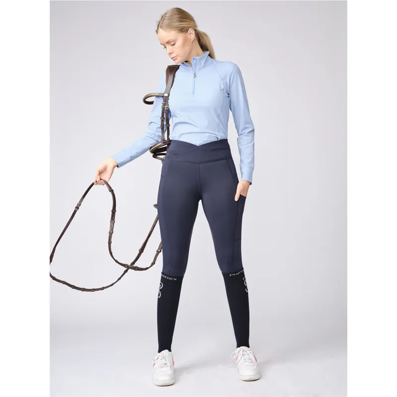 PS Of Sweden Wivianne L/S Base Layer - Allure Blue-3