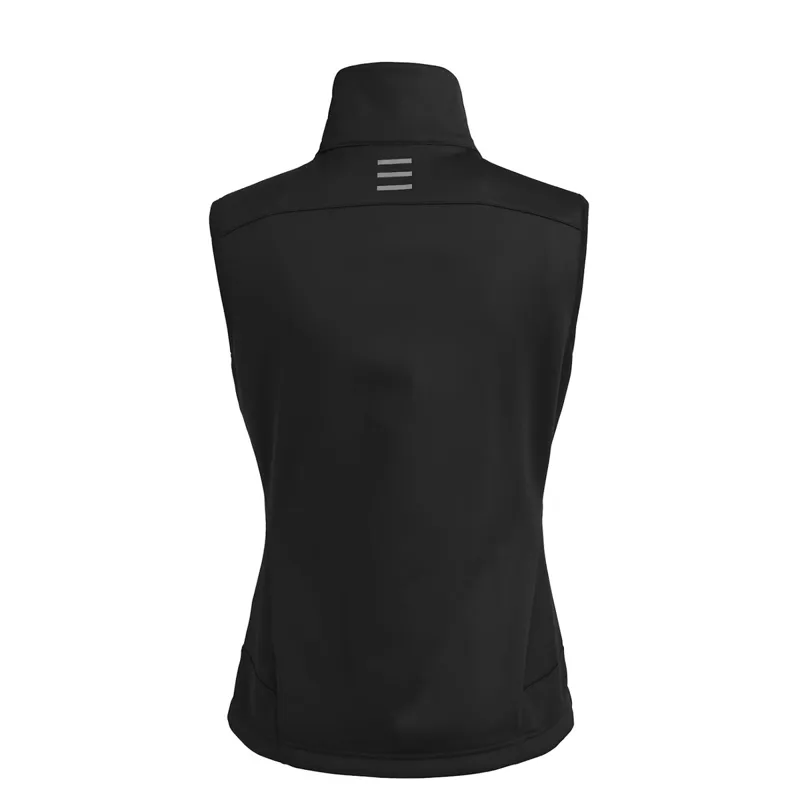 Stierna Women's Gale Softshell Vest - Black-1