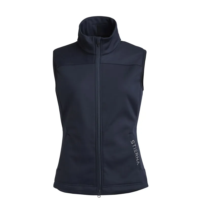 Stierna Women's Gale Softshell Vest - Dark Navy