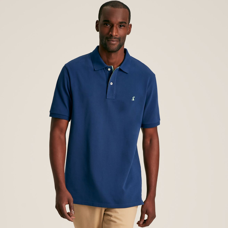 Joules Woody Men's Polo Shirt - Deep Blue-2