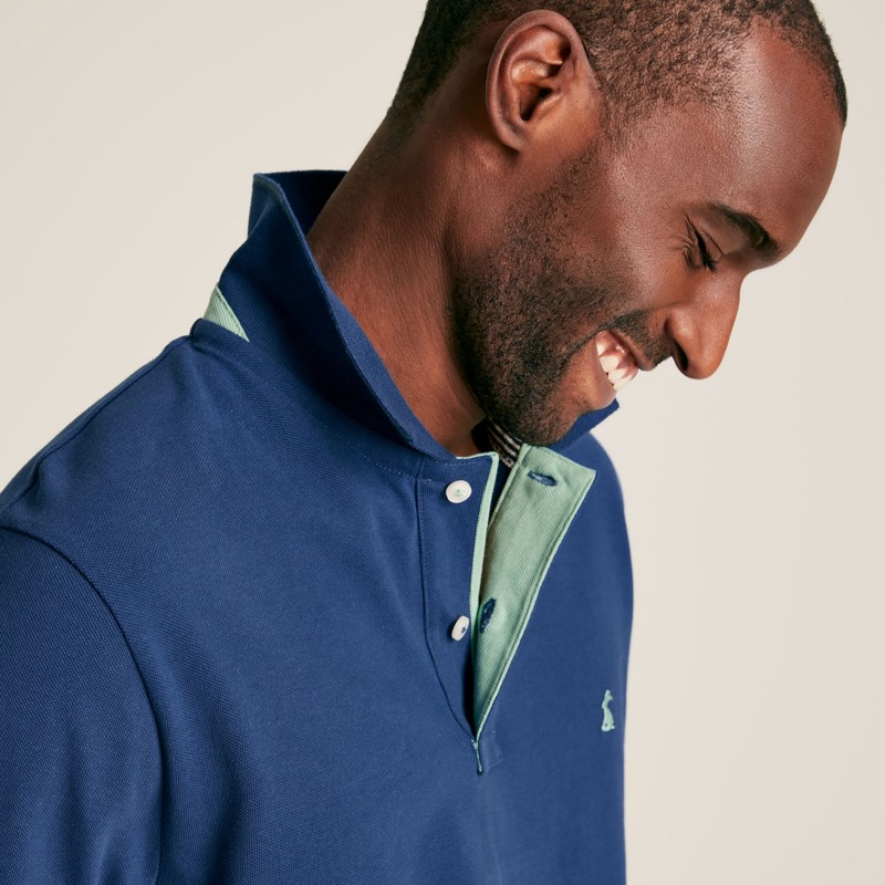 Joules Woody Men's Polo Shirt - Deep Blue-6