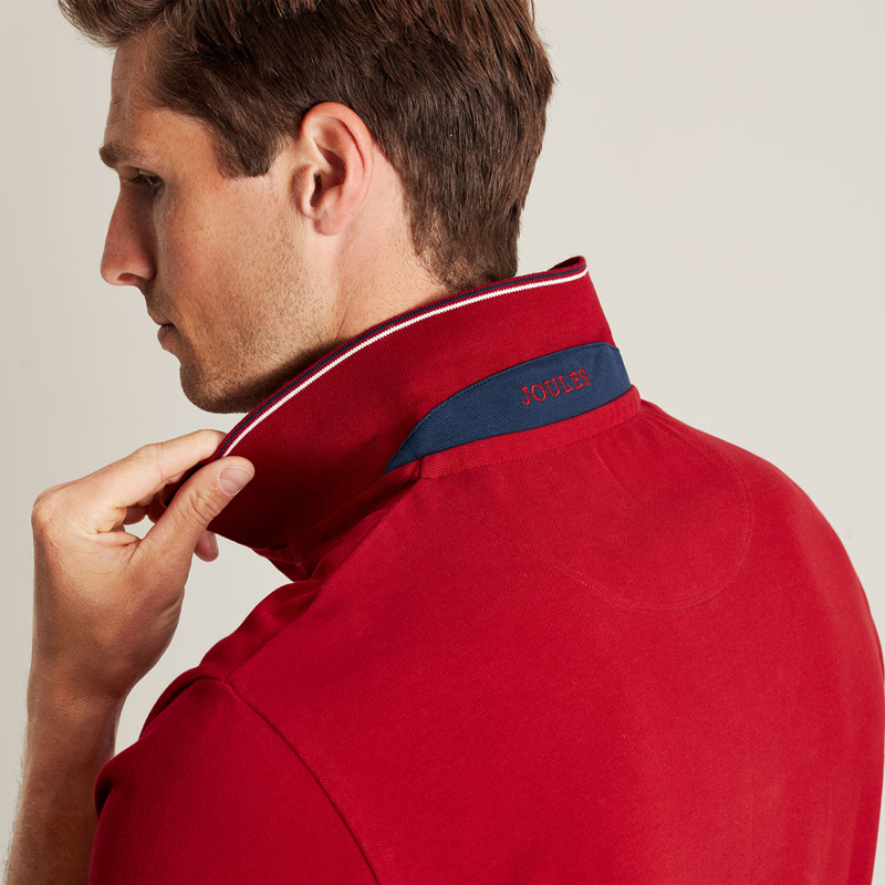 Joules Woody Men's Polo Shirt - Rhubarb-3