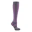 Woof Wear Long Bamboo Waffle Riding Socks - Lilac/Grey