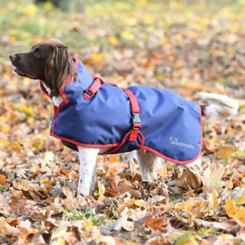 Woofmasta Deluxe Dog Coat - Dark Navy