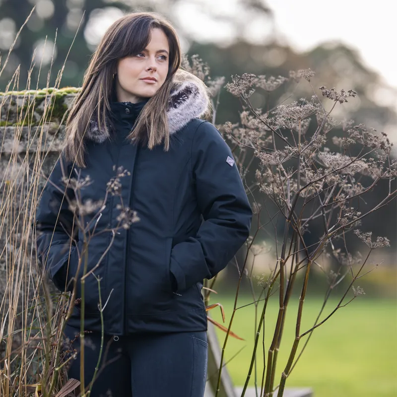 LeMieux Waterproof Short Coat - Black-3