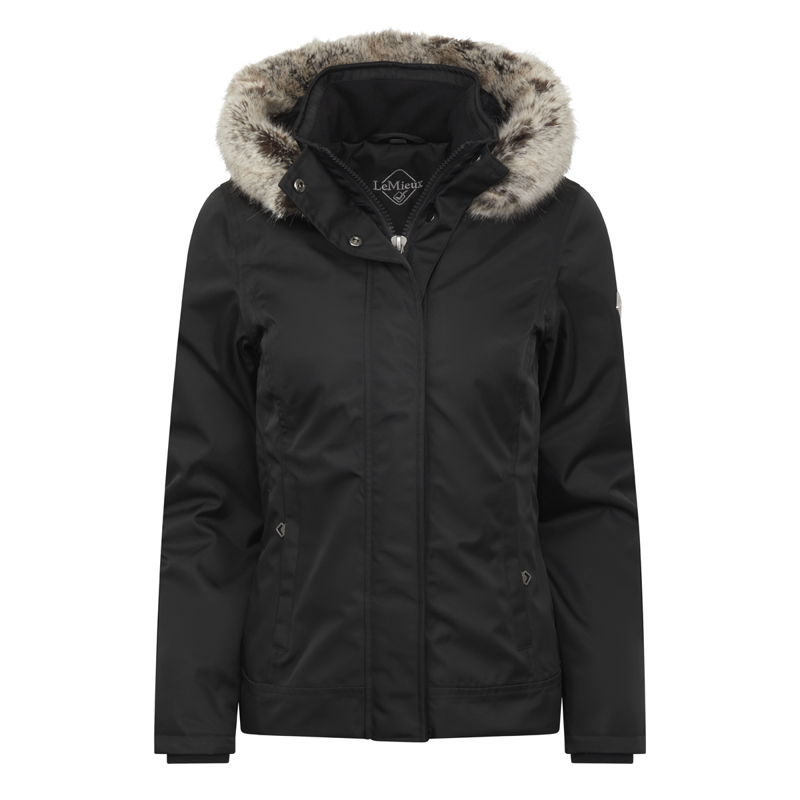 LeMieux Waterproof Short Coat - Black-1