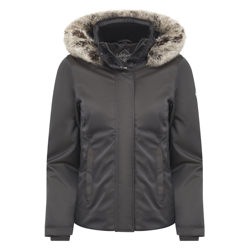 LeMieux Waterproof Short Coat - Grey-1