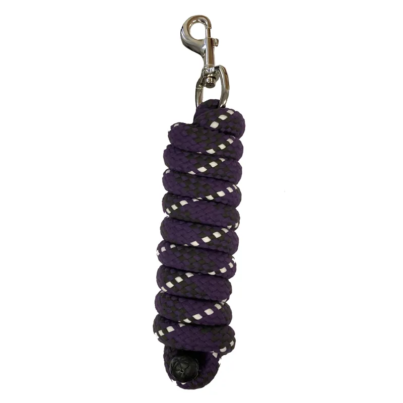 Woof Wear Contour Lead Rope - Damson
