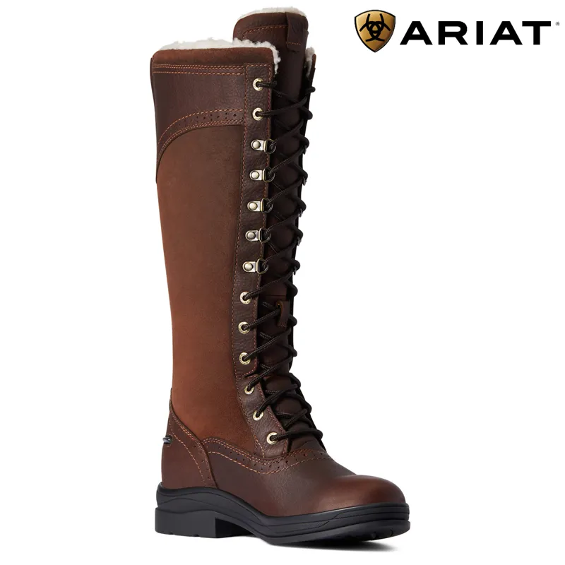 Ariat Women's Wythburn Tall Waterproof Boot - Dark Brown-2