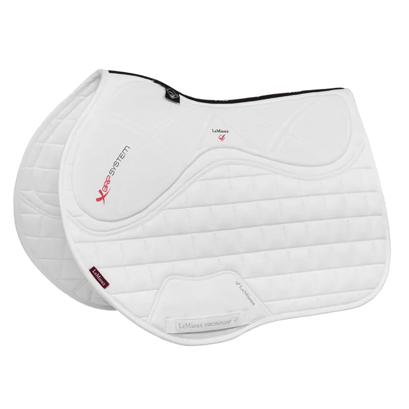 LeMieux X-Grip Silicone EuroJump Square - White